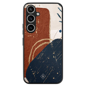 Casimoda Samsung Galaxy A35 hoesje - Abstract terracotta