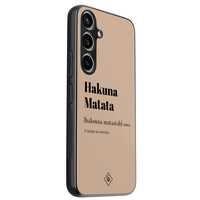 Casimoda Samsung Galaxy A35 hoesje - Hakuna matata