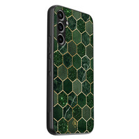 Casimoda Samsung Galaxy A15 hoesje - Kubus groen