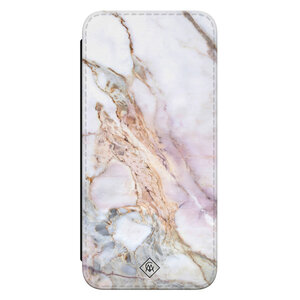 Casimoda Samsung Galaxy A55 flipcase - Parelmoer marmer