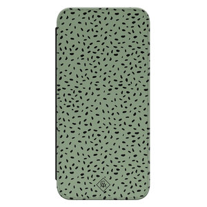 Casimoda Samsung Galaxy S23 FE flipcase - Green confetti