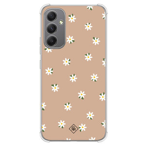Casimoda Samsung Galaxy A34 shockproof hoesje - Sweet daisies