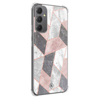 Casimoda Samsung Galaxy A34 shockproof hoesje - Stone grid