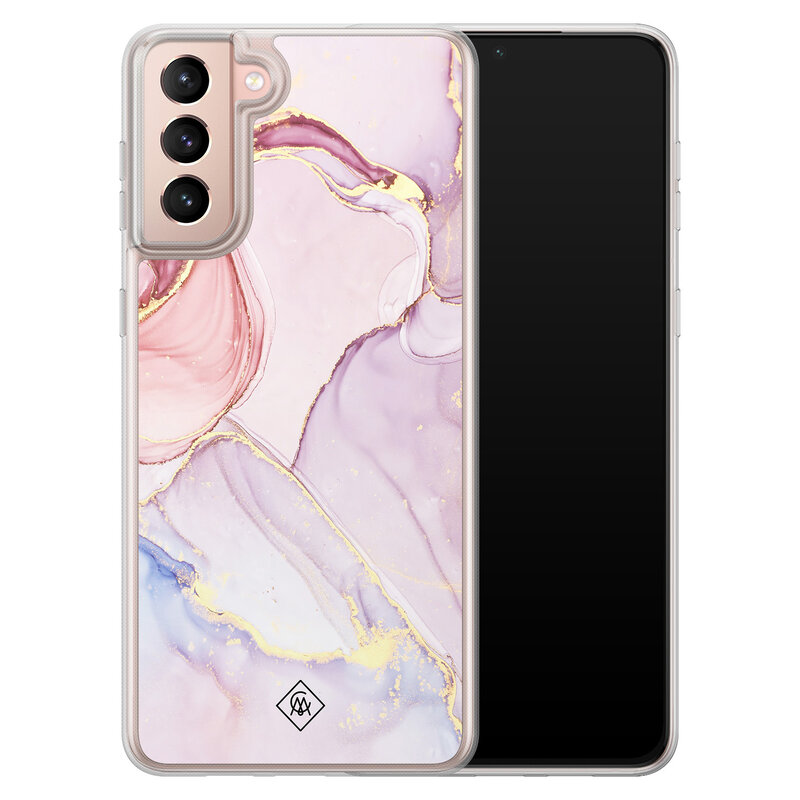 Casimoda Samsung Galaxy S21 hybride hoesje - Purple sky