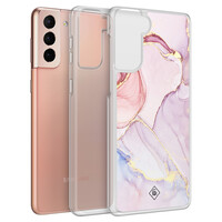 Casimoda Samsung Galaxy S21 hybride hoesje - Purple sky