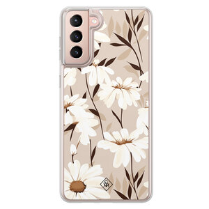 Casimoda Samsung Galaxy S21 hybride hoesje - In bloom