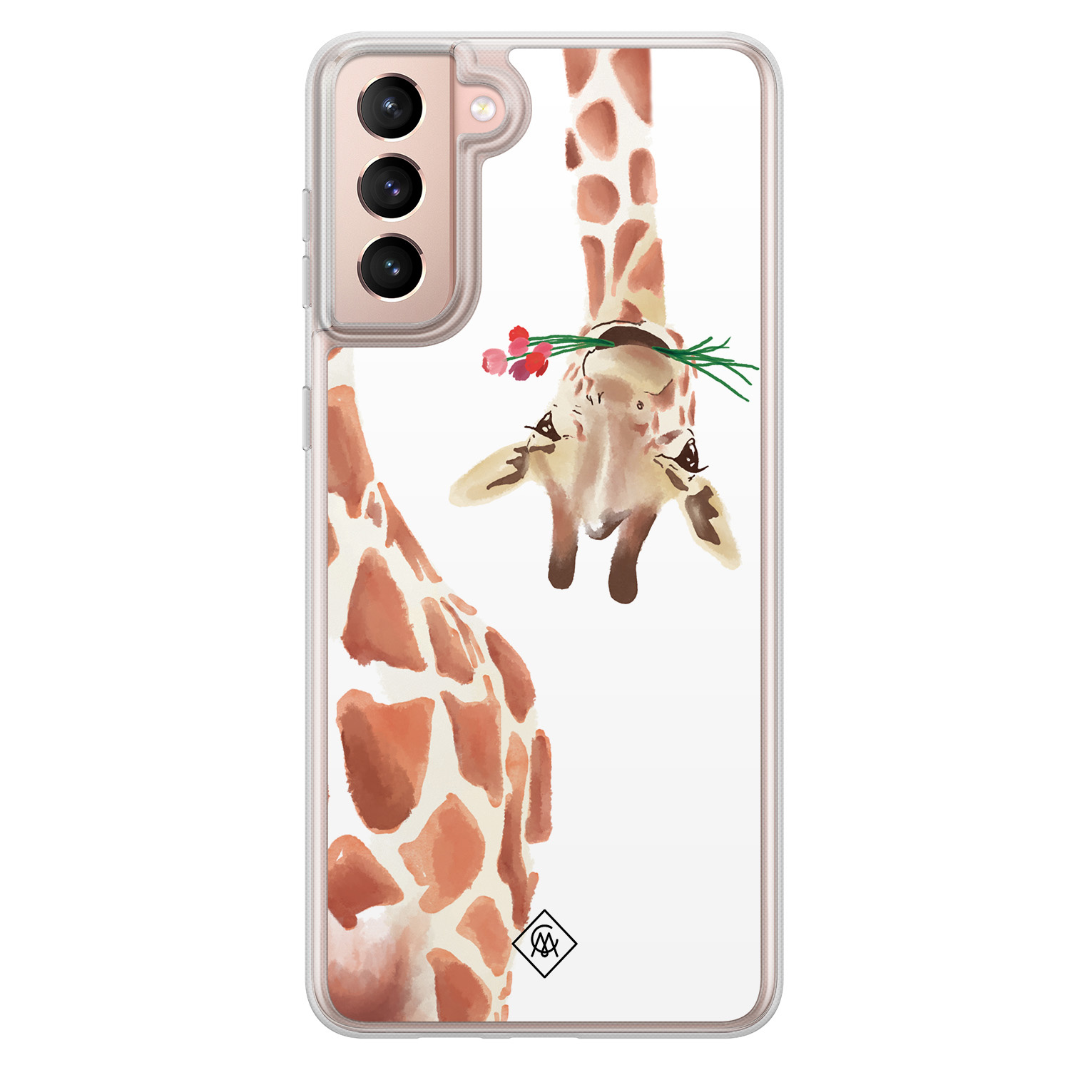 Samsung Galaxy S21 hybride hoesje - Giraffe