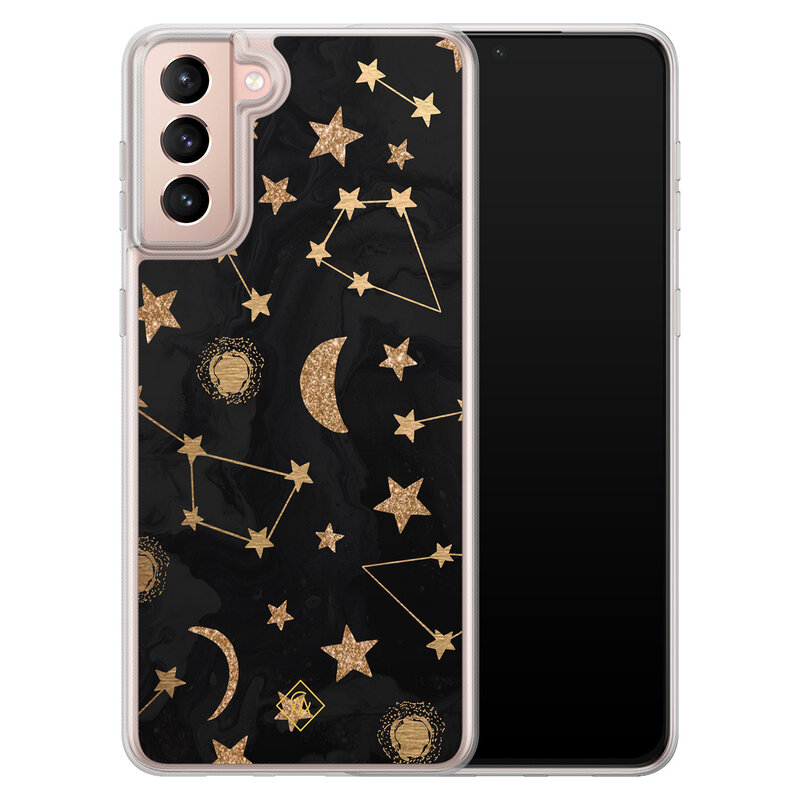 Casimoda Samsung Galaxy S21 Plus hybride hoesje - Counting the stars