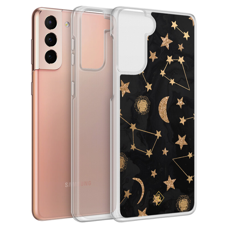 Casimoda Samsung Galaxy S21 Plus hybride hoesje - Counting the stars