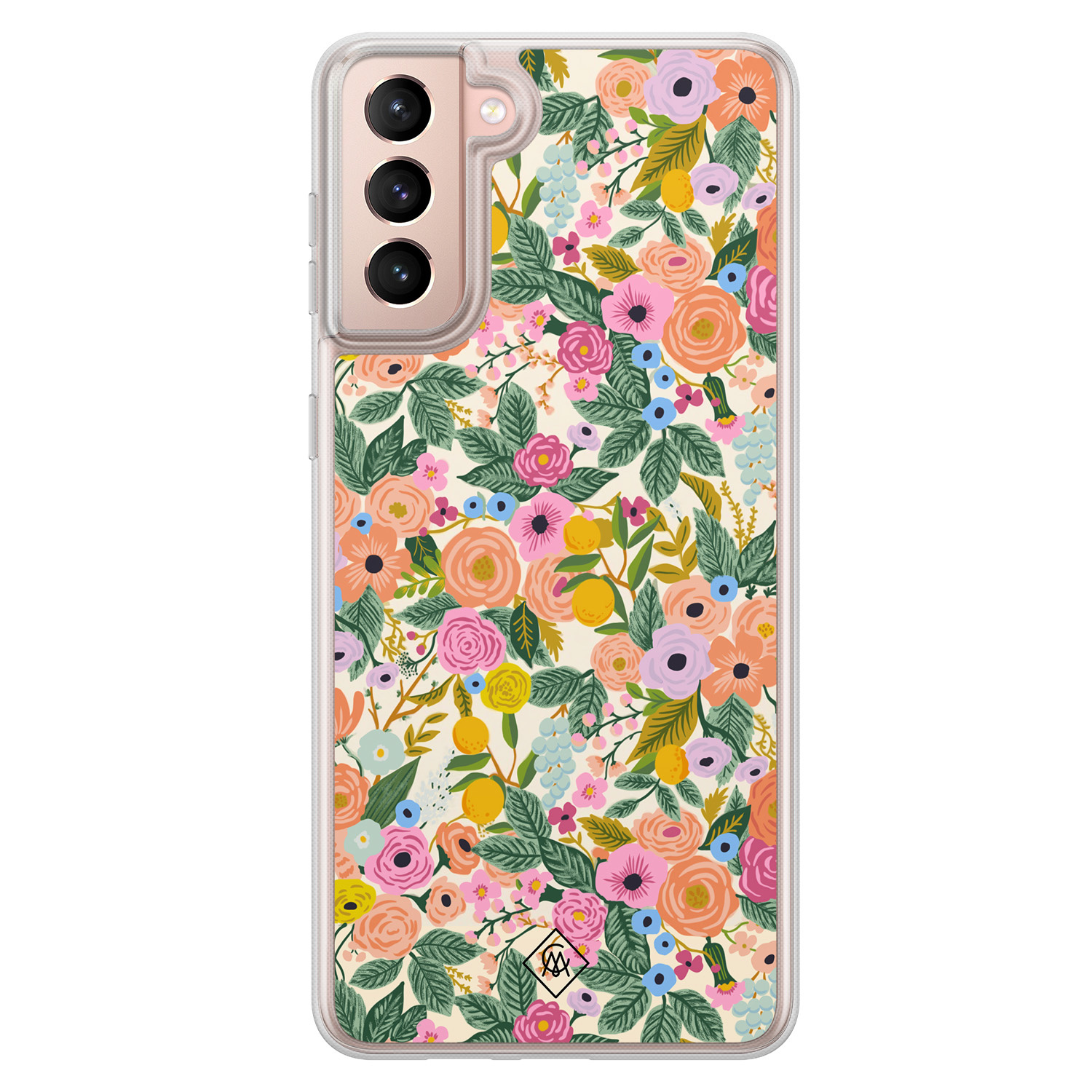 Samsung Galaxy S21 Plus hybride hoesje Pink gardens