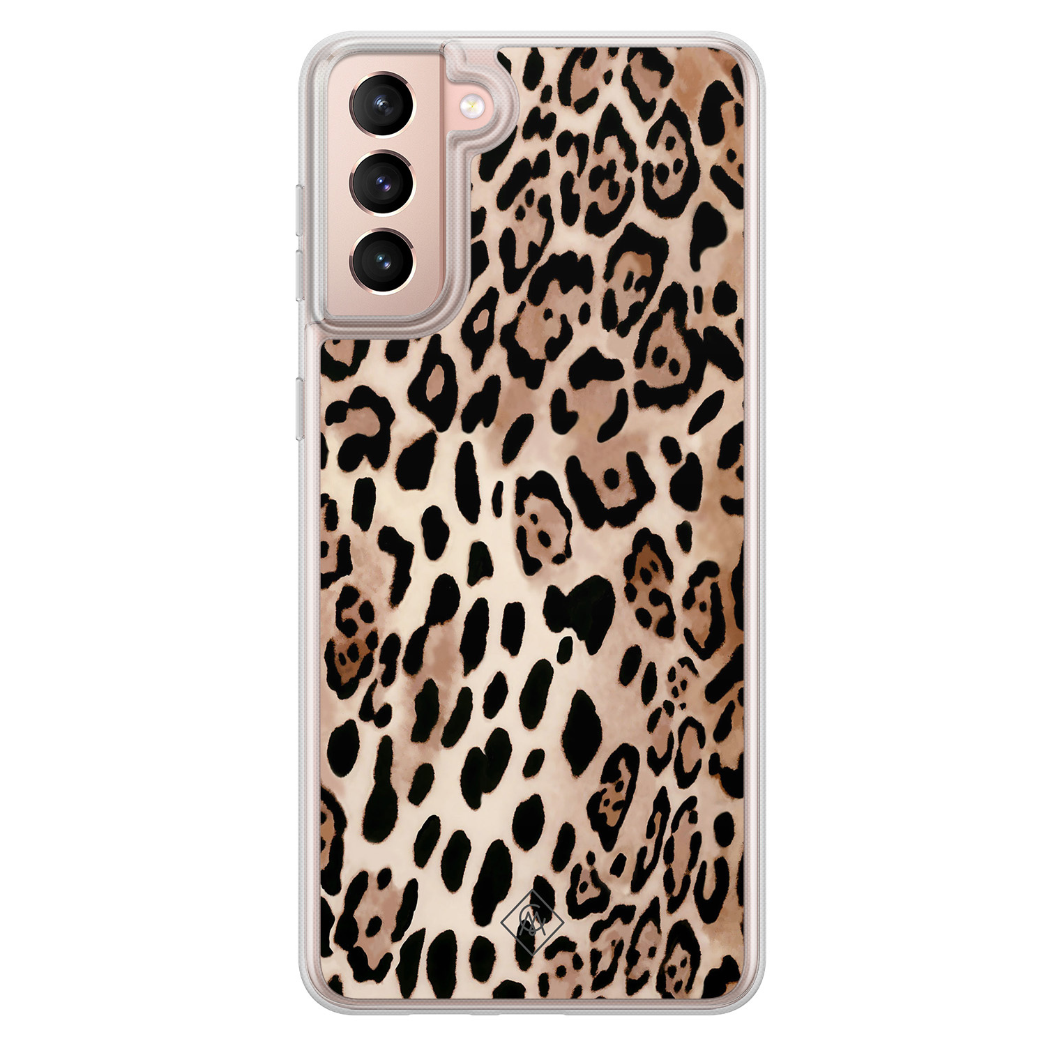 Samsung Galaxy S21 Plus hybride hoesje Golden wildcat
