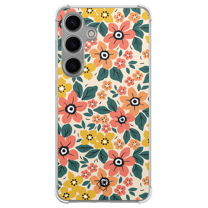 Casimoda Samsung Galaxy S24 Plus shockproof hoesje - Blossom