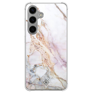 Casimoda Samsung Galaxy S24 Plus shockproof hoesje - Parelmoer marmer