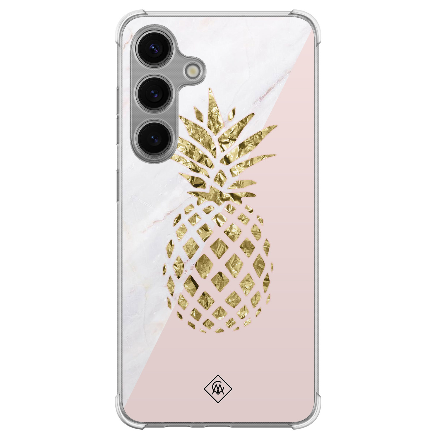 Samsung Galaxy S24 Plus shockproof hoesje Ananas