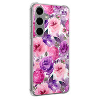 Casimoda Samsung Galaxy S24 Plus shockproof hoesje - Rosy blooms