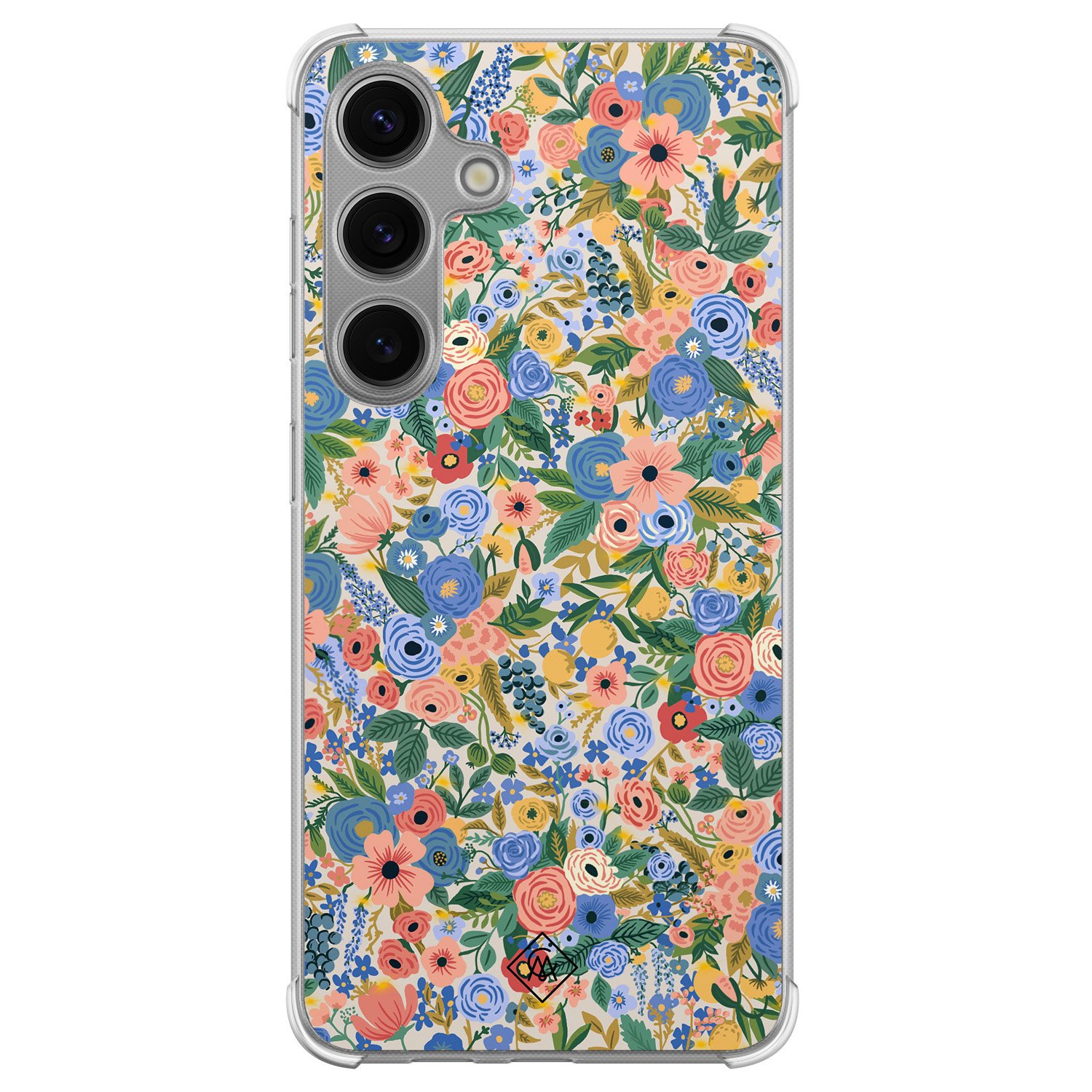 Samsung Galaxy S24 Plus shockproof hoesje Blue gardens