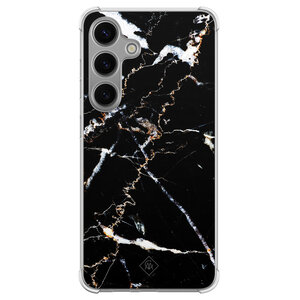 Casimoda Samsung Galaxy S24 Plus shockproof hoesje - Marmer zwart