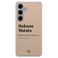 Casimoda Samsung Galaxy S24 Plus shockproof hoesje - Hakuna matata