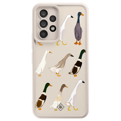 Casimoda Samsung Galaxy A52(s) beige case - Duck life