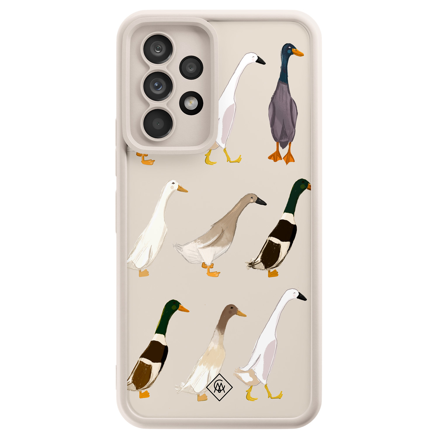 Samsung Galaxy A52(s) beige case - Duck life