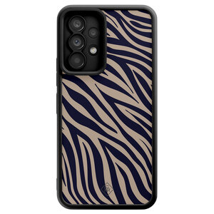 Casimoda Samsung Galaxy A52(s) zwarte case - Wavy twist