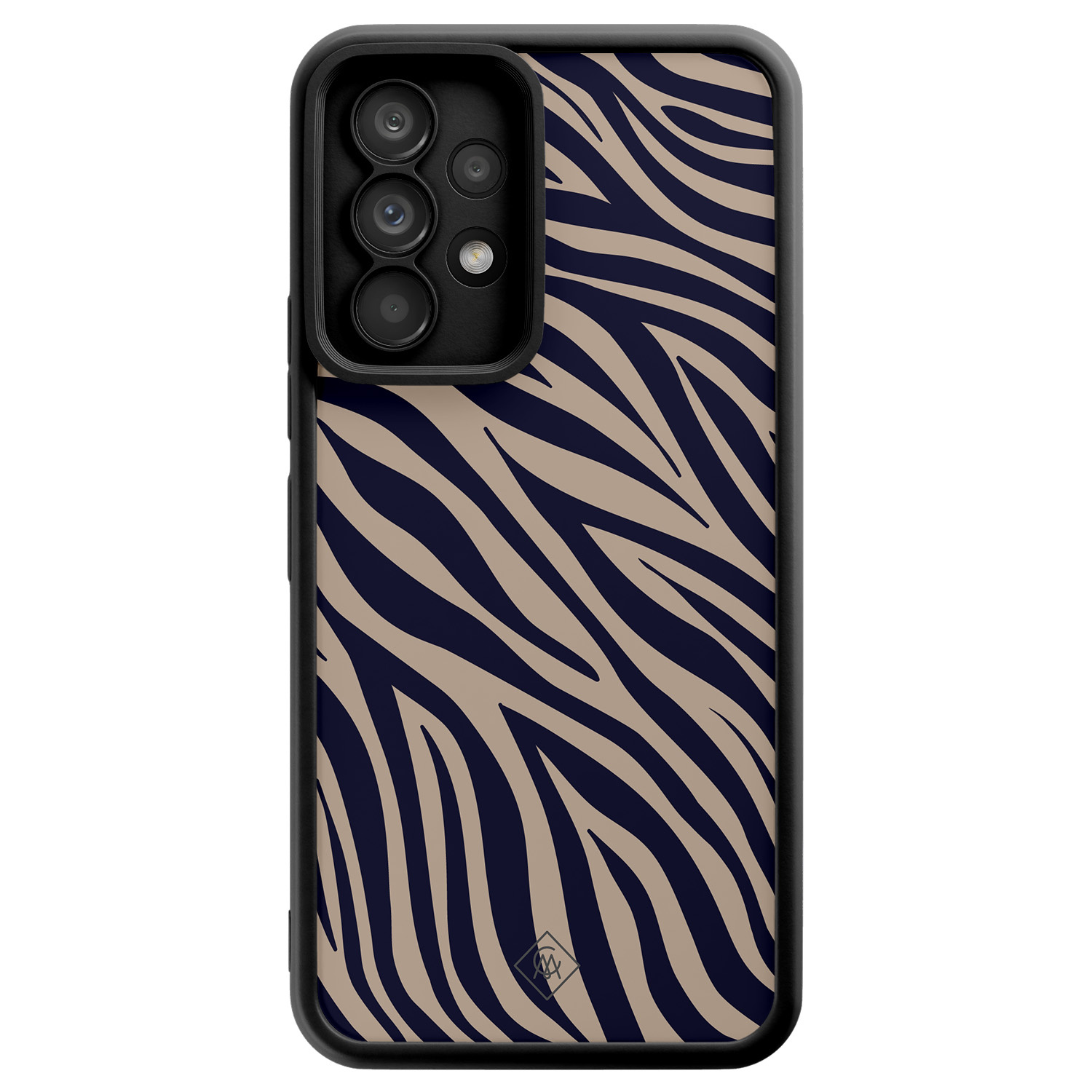 Samsung Galaxy A52(s) zwarte case - Wavy twist