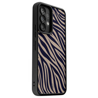 Casimoda Samsung Galaxy A52(s) zwarte case - Wavy twist