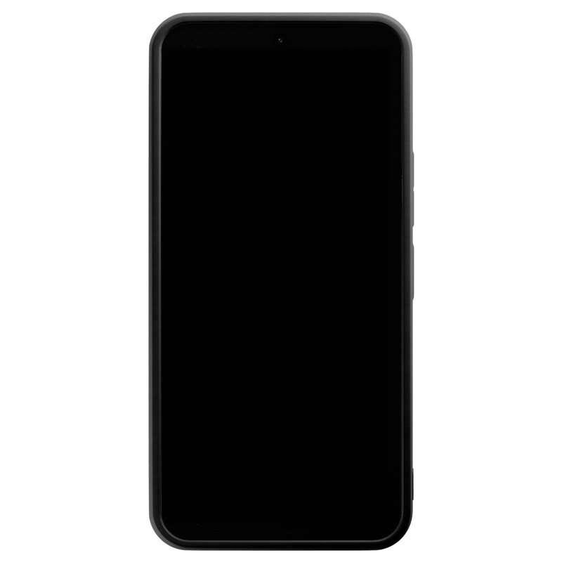 Casimoda Samsung Galaxy A52(s) zwarte case - Floral red garden