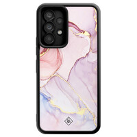 Casimoda Samsung Galaxy A52(s) zwarte case - Purple sky