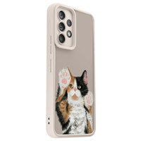 Casimoda Samsung Galaxy A52(s) beige case - Kat