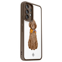 Casimoda Samsung Galaxy A52(s) bruine case - Labradoodle