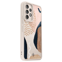 Casimoda Samsung Galaxy A52(s) beige case - Abstract dots