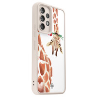 Casimoda Samsung Galaxy A52(s) beige case - Giraffe