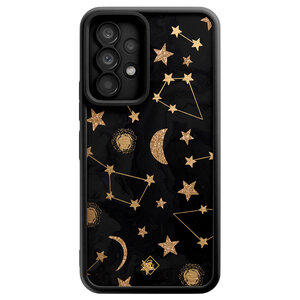 Casimoda Samsung Galaxy A52(s) zwarte case - Constellations