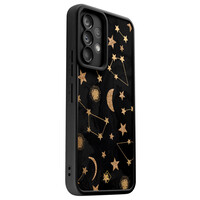 Casimoda Samsung Galaxy A52(s) zwarte case - Constellations