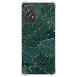 Casimoda Samsung Galaxy A52(s) shockproof hoesje - Monstera leaves