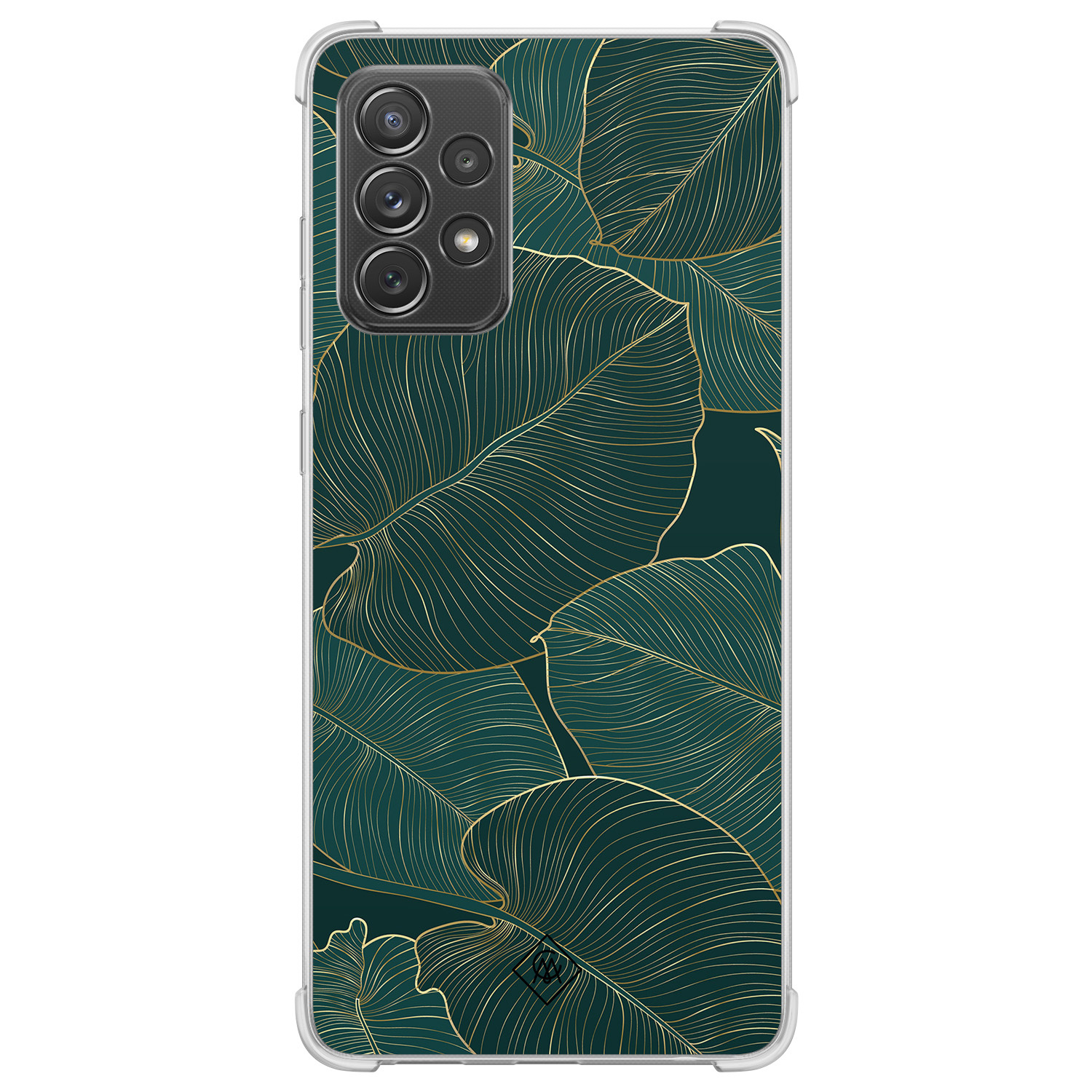 Samsung Galaxy A52(s) shockproof hoesje - Monstera leaves