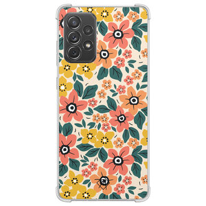 Casimoda Samsung Galaxy A52(s) shockproof hoesje - Blossom