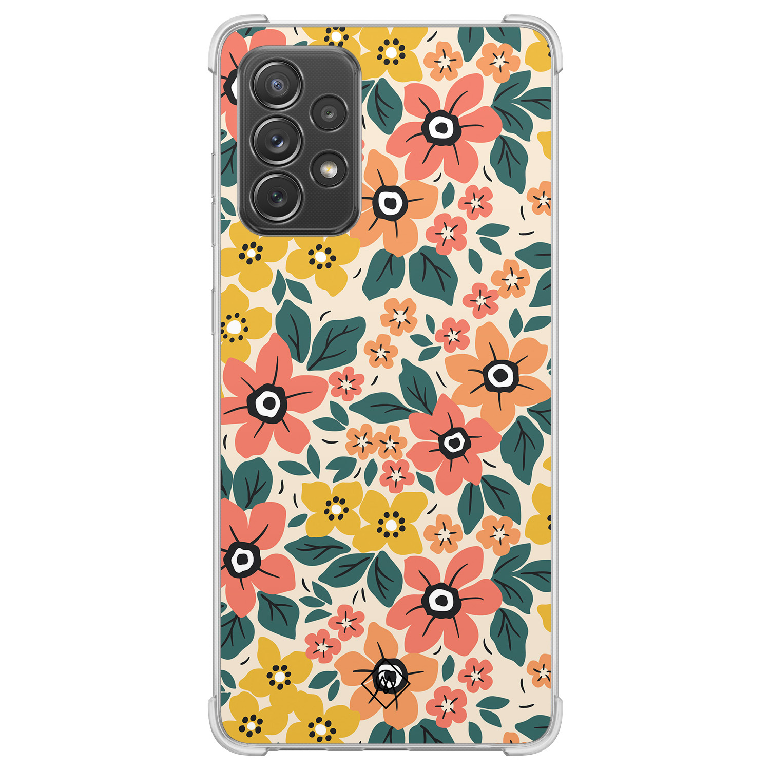 Samsung Galaxy A52(s) shockproof hoesje - Blossom