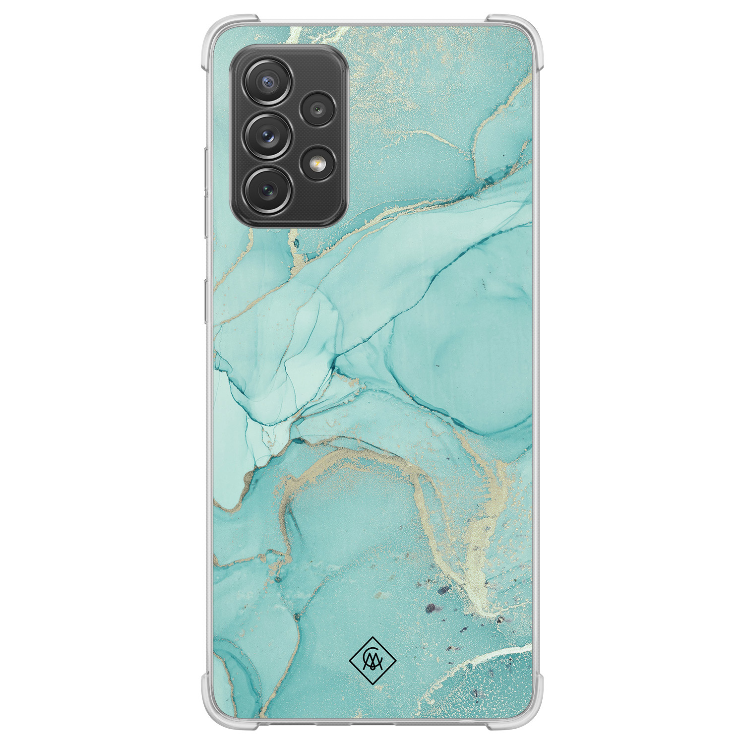 Samsung Galaxy A52(s) shockproof hoesje - Touch of mint