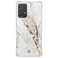 Casimoda Samsung Galaxy A52(s) shockproof hoesje - Marmer goud