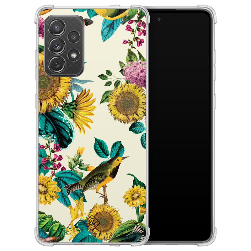 Casimoda Samsung Galaxy A52(s) shockproof hoesje - Sunflowers