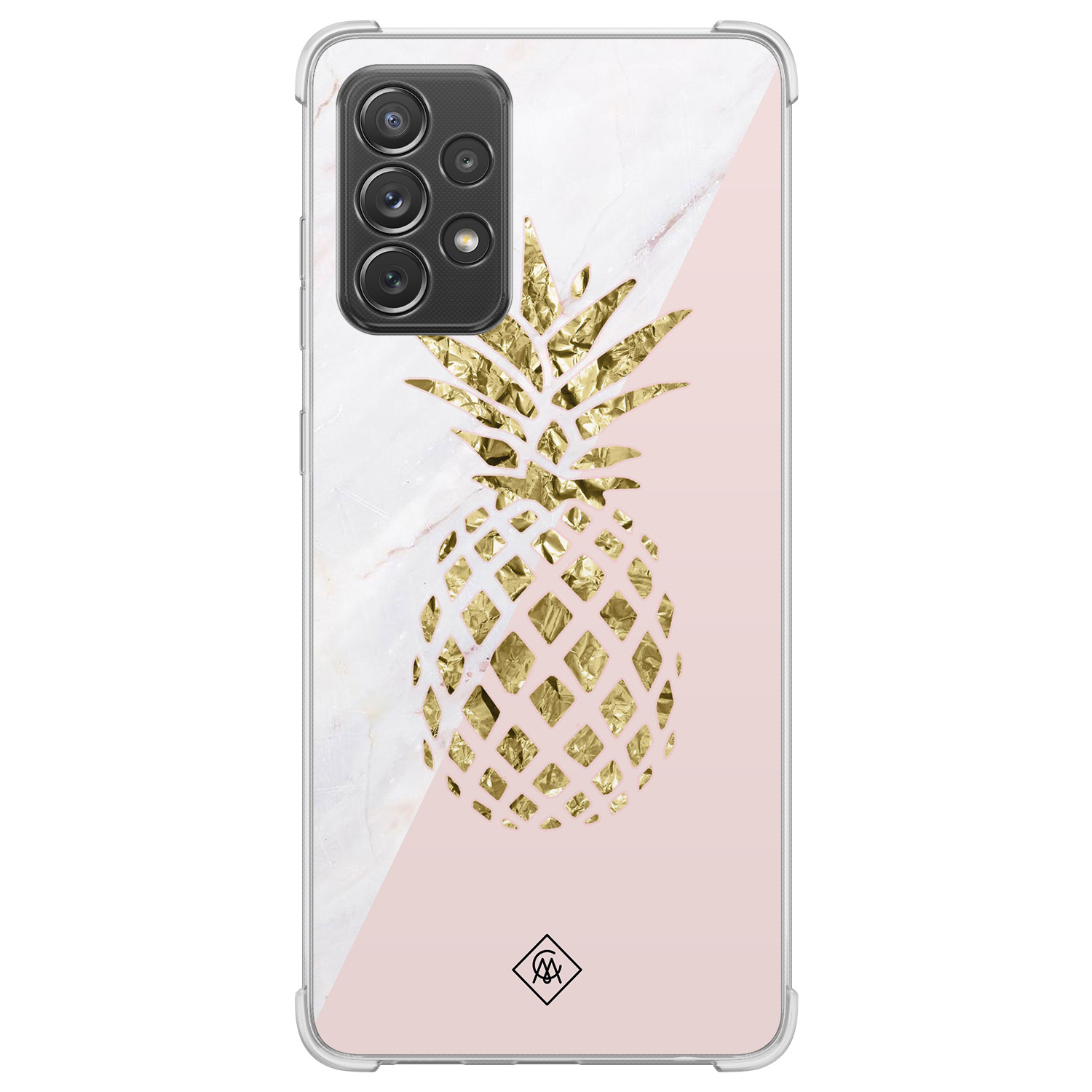 Samsung Galaxy A52(s) shockproof hoesje - Ananas