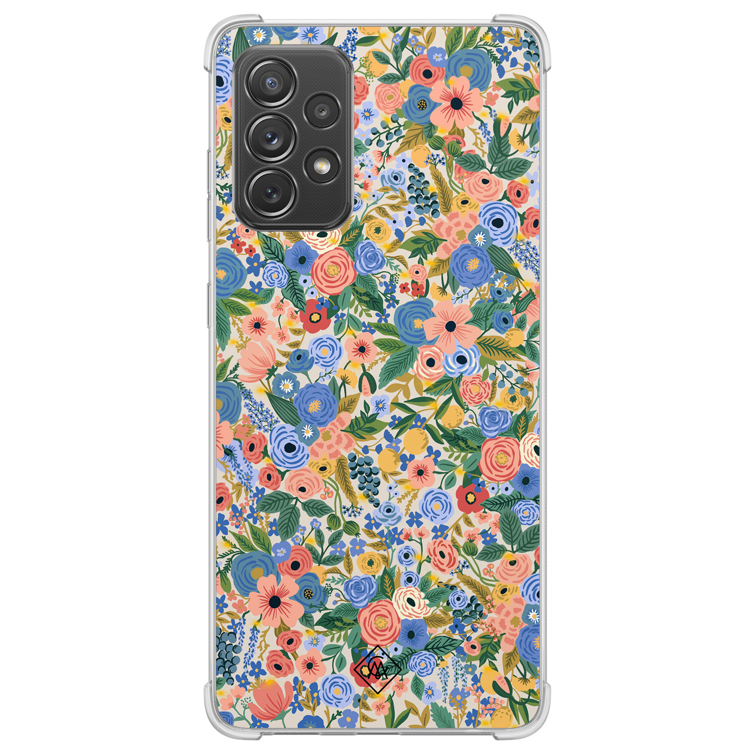 Samsung Galaxy A52(s) shockproof hoesje - Blue gardens