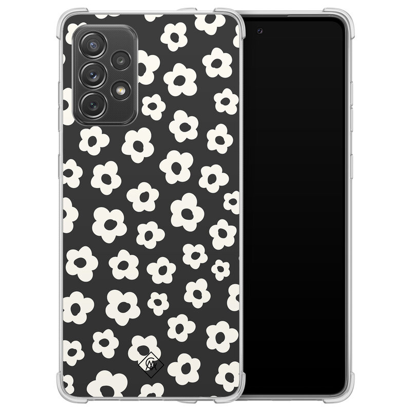 Casimoda Samsung Galaxy A52(s) shockproof hoesje - Retro bloempjes