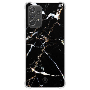 Casimoda Samsung Galaxy A52(s) shockproof hoesje - Marmer zwart