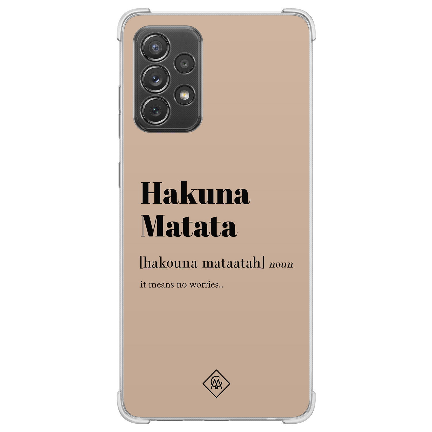 Samsung Galaxy A52(s) shockproof hoesje - Hakuna matata