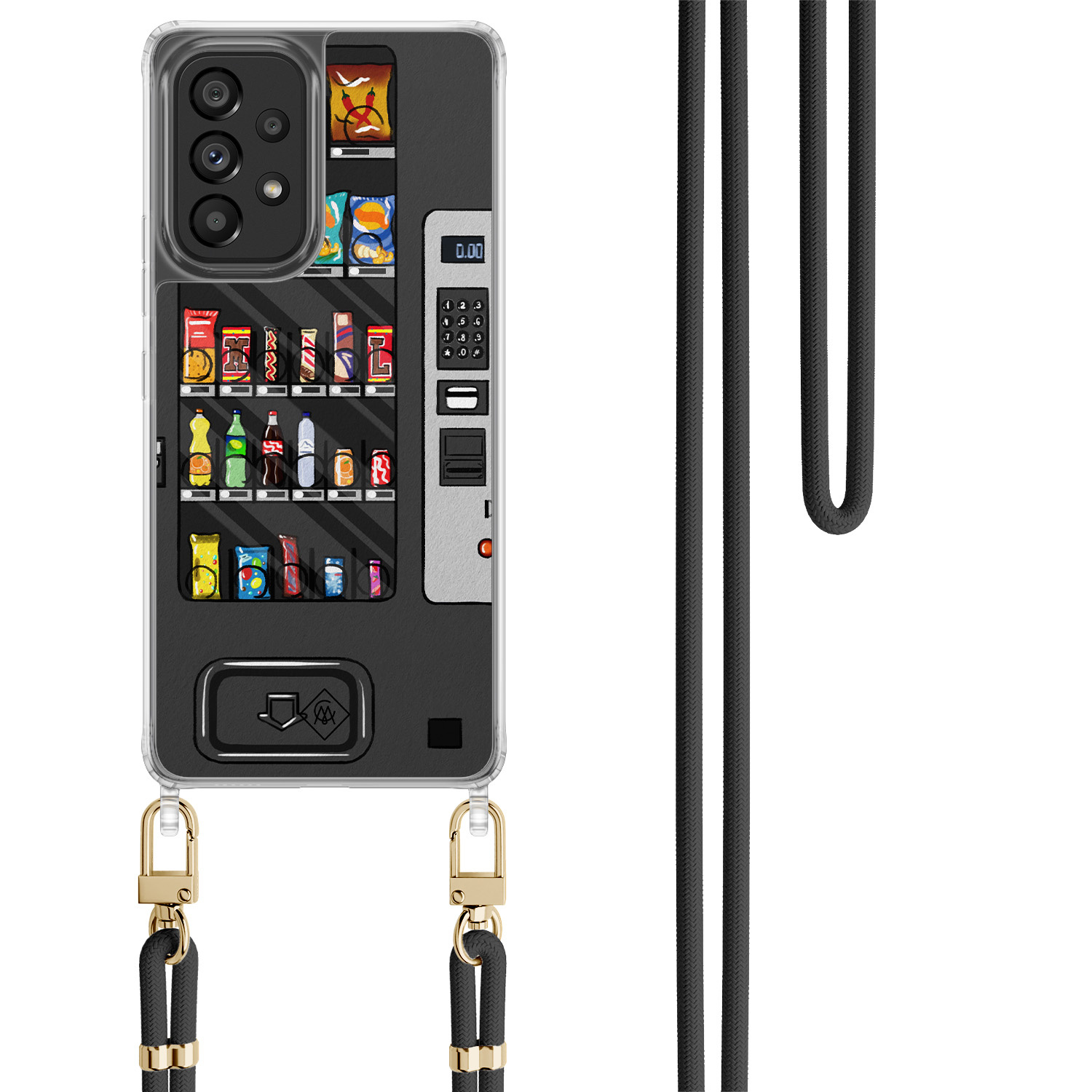 Samsung Galaxy A53 hoesje met zwart koord Snoepautomaat