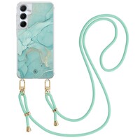 Casimoda Samsung Galaxy A35 hoesje met mint koord - Touch of mint