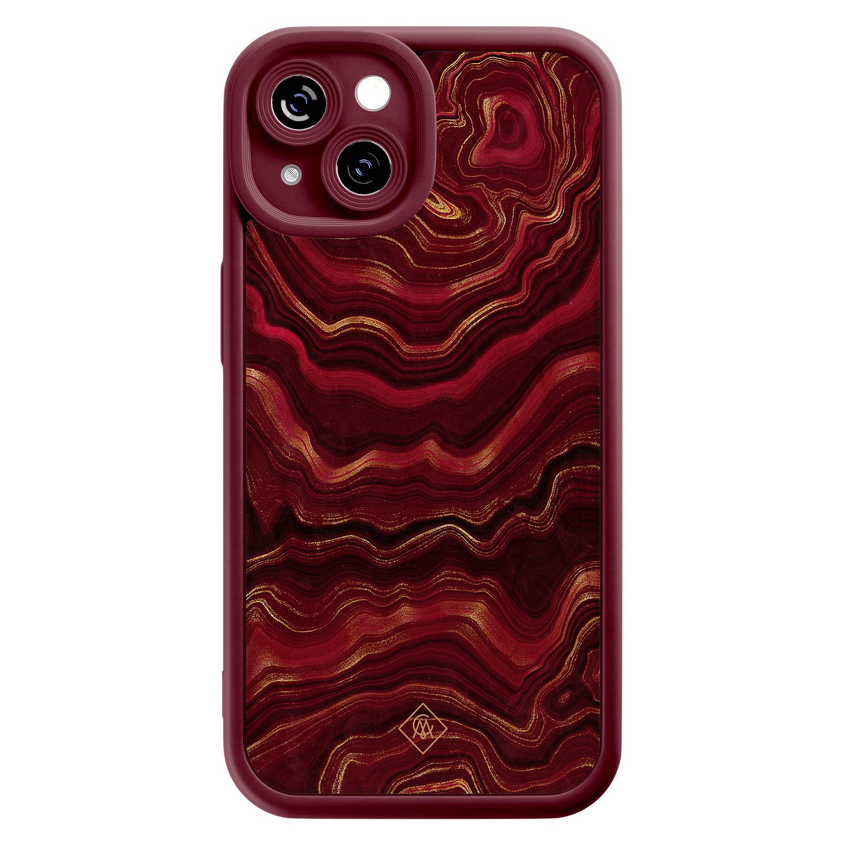 iPhone 15 rode case - Agate rood